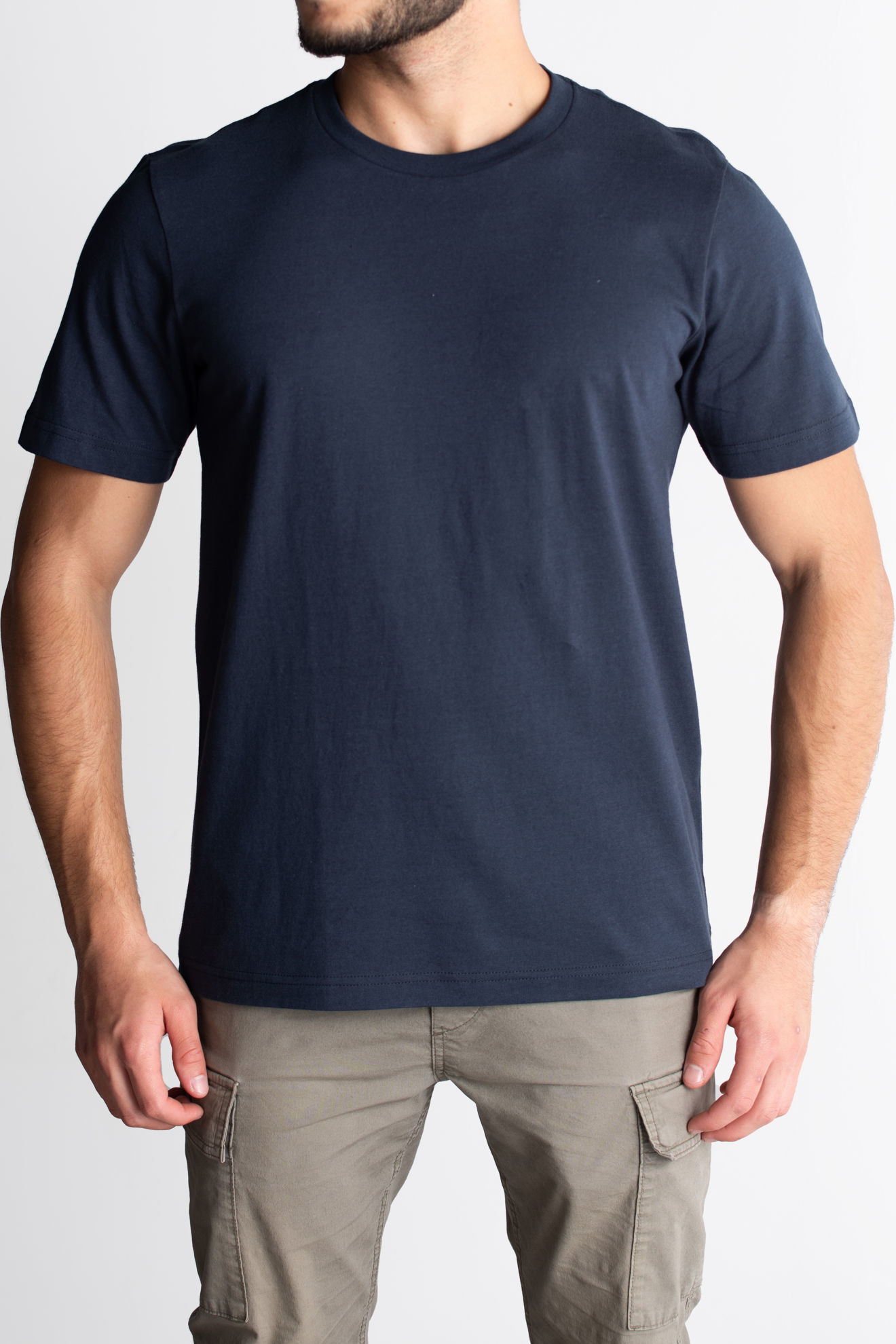 Picture of Short Sleeve T-shirt-Dark Navy