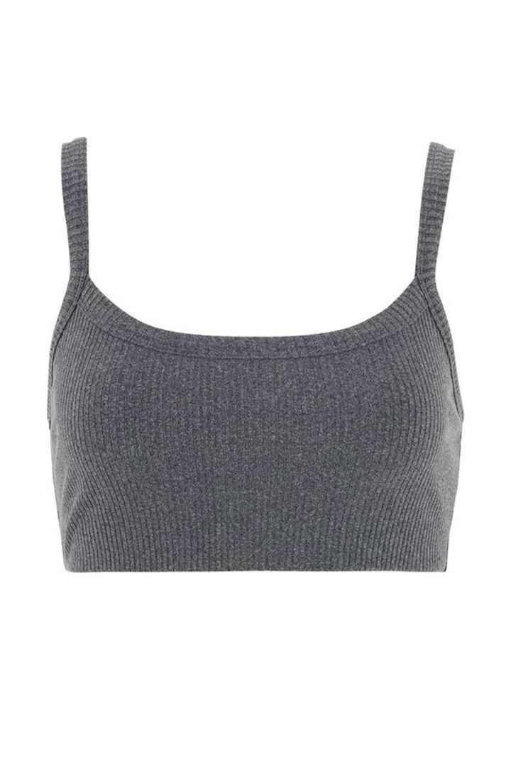 Picture of Ribbed Bralette 2.0-Heather Grey