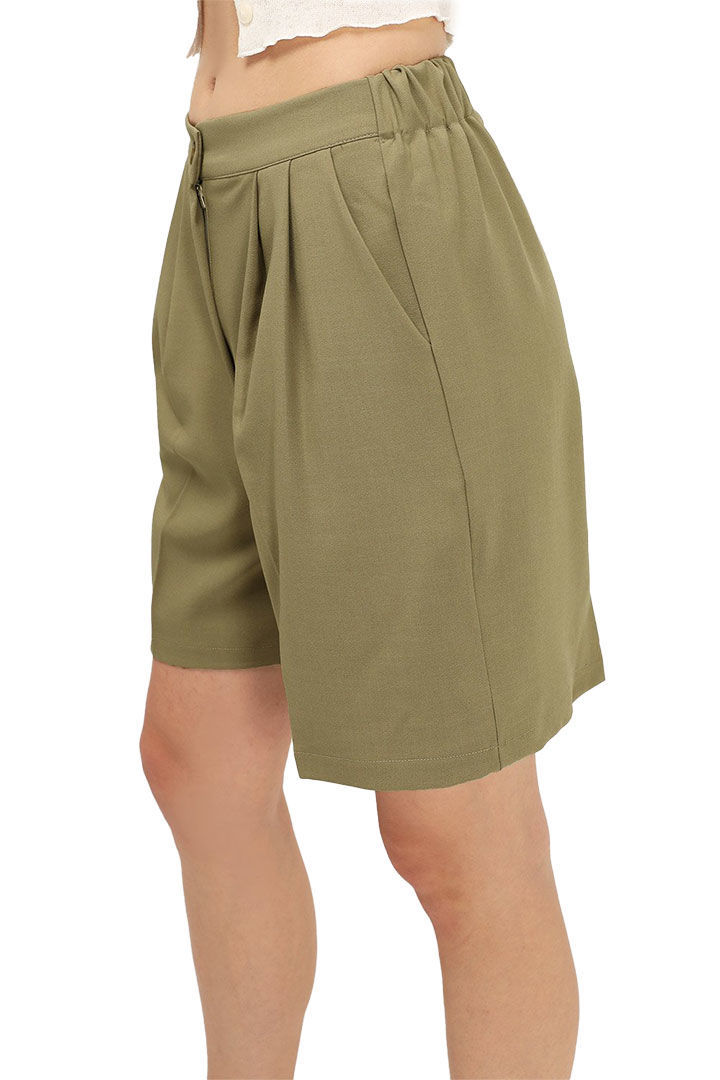 Picture of Ellen Bermuda Shorts-Green