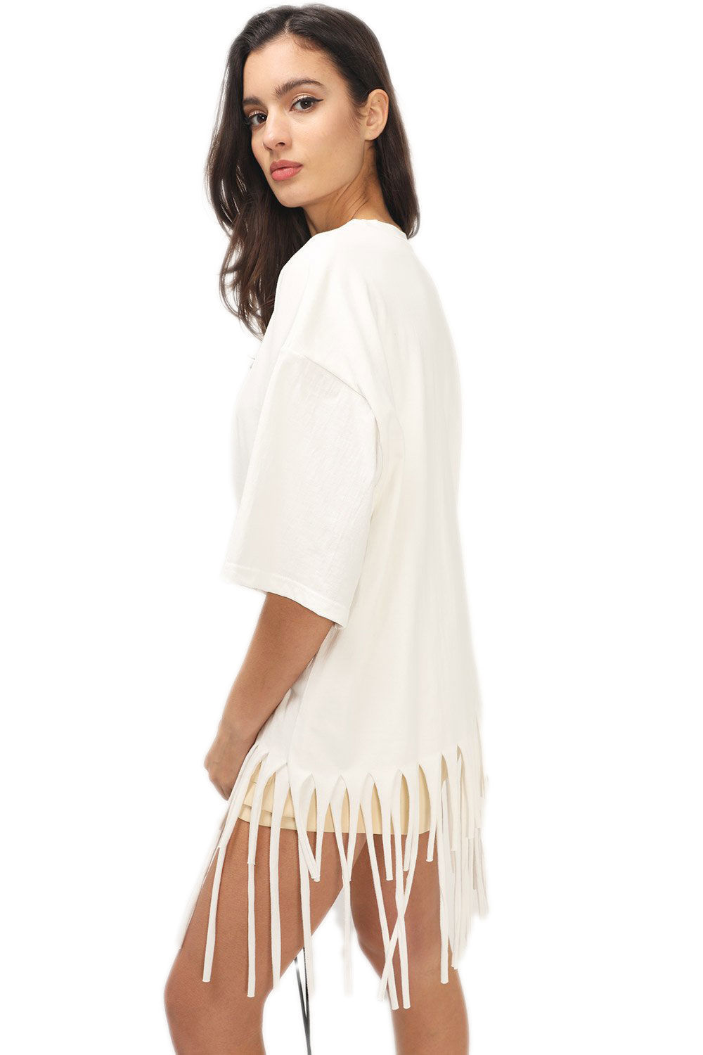 Picture of Lorelai Fringe Hem Tshirt