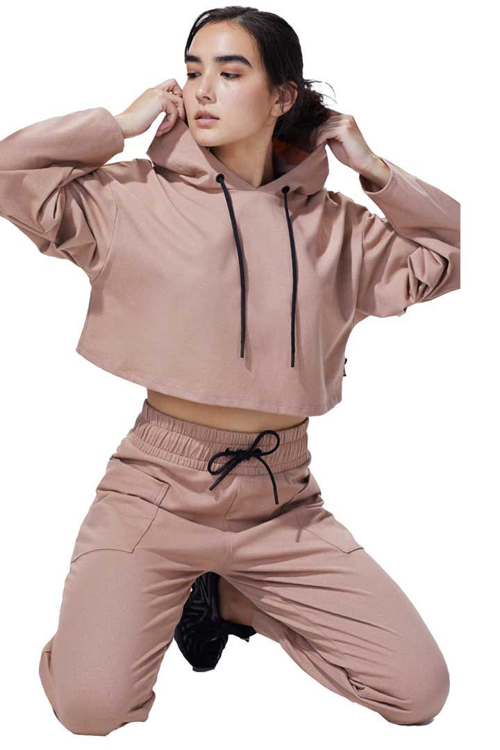 Picture of Mysa Crop Hoodie-Pink