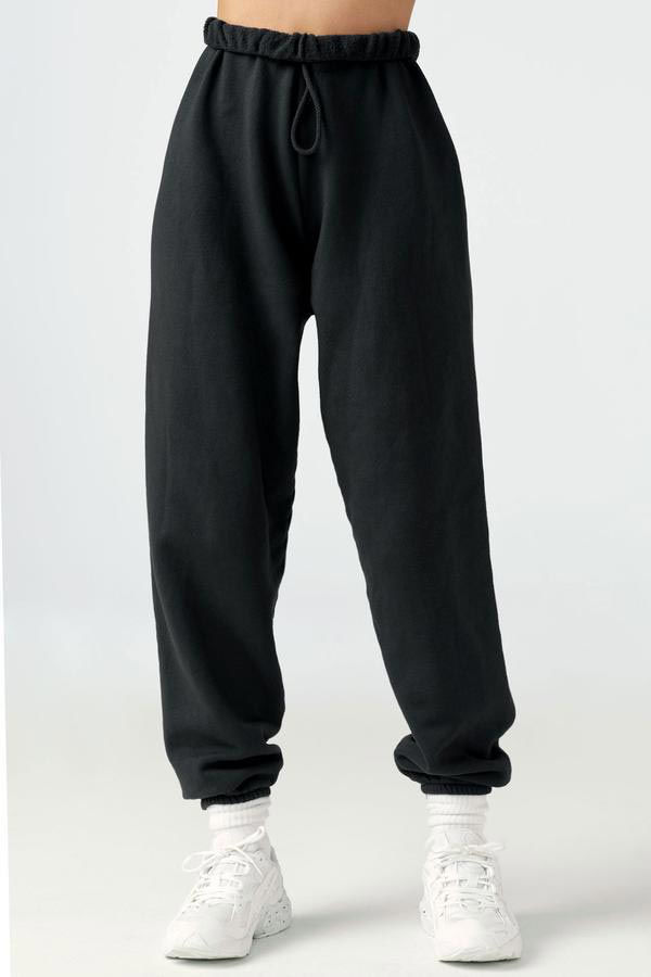 Picture of Oversized Jogger-Black French Terry