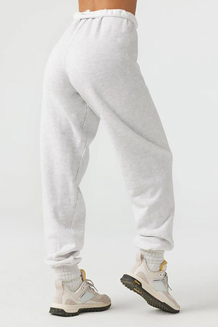 Picture of Oversized Jogger-Pearl Grey French Terry