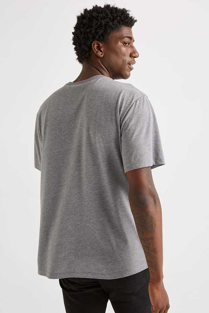 Picture of Pocket Tee-Heather Grey