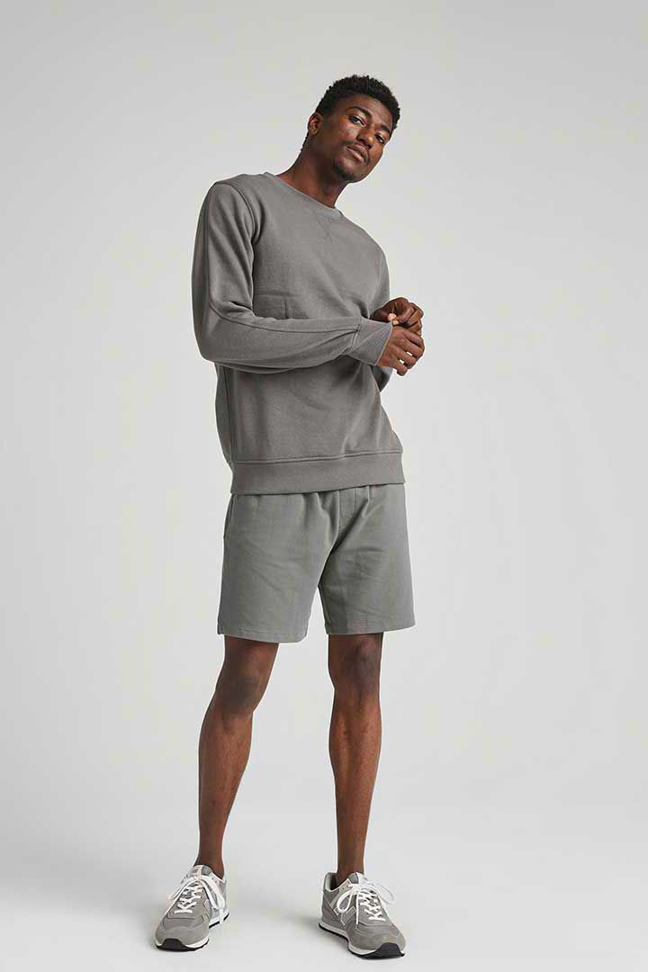 Picture of Recycled Fleece Sweatshirt-Gunmetal