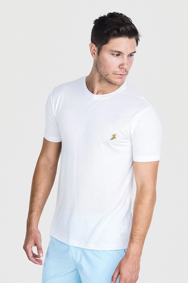 Picture of Banana Bamboo T-Shirt-White