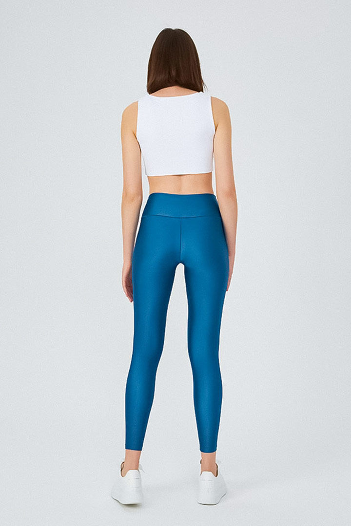 Picture of Glitter Leggings-Aqua