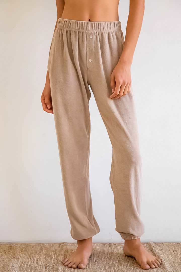 Picture of Terry Henley Sweat Pant-Stone