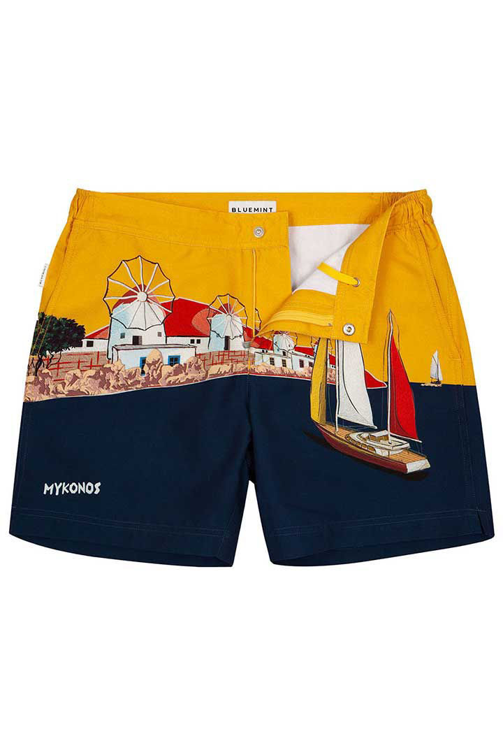 Picture of Bond Limited Edition Swim Short-Mykonos