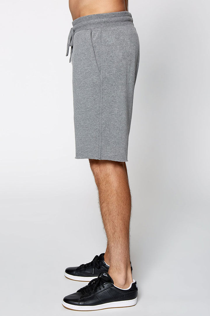 Picture of Fleece Short-Heather Grey