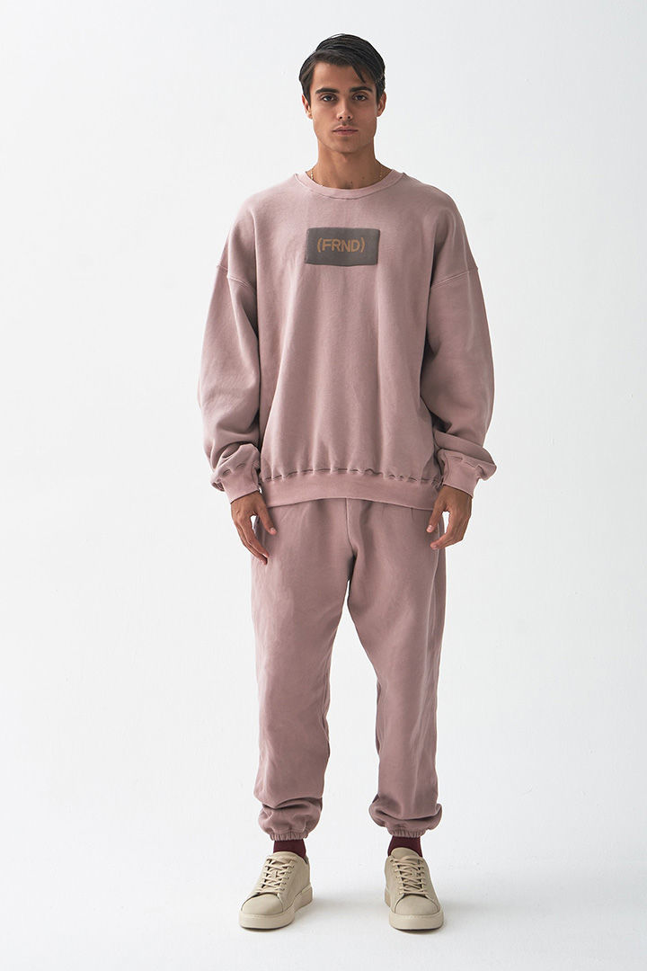 Picture of Frnd sweat shirt-Dusty Pink