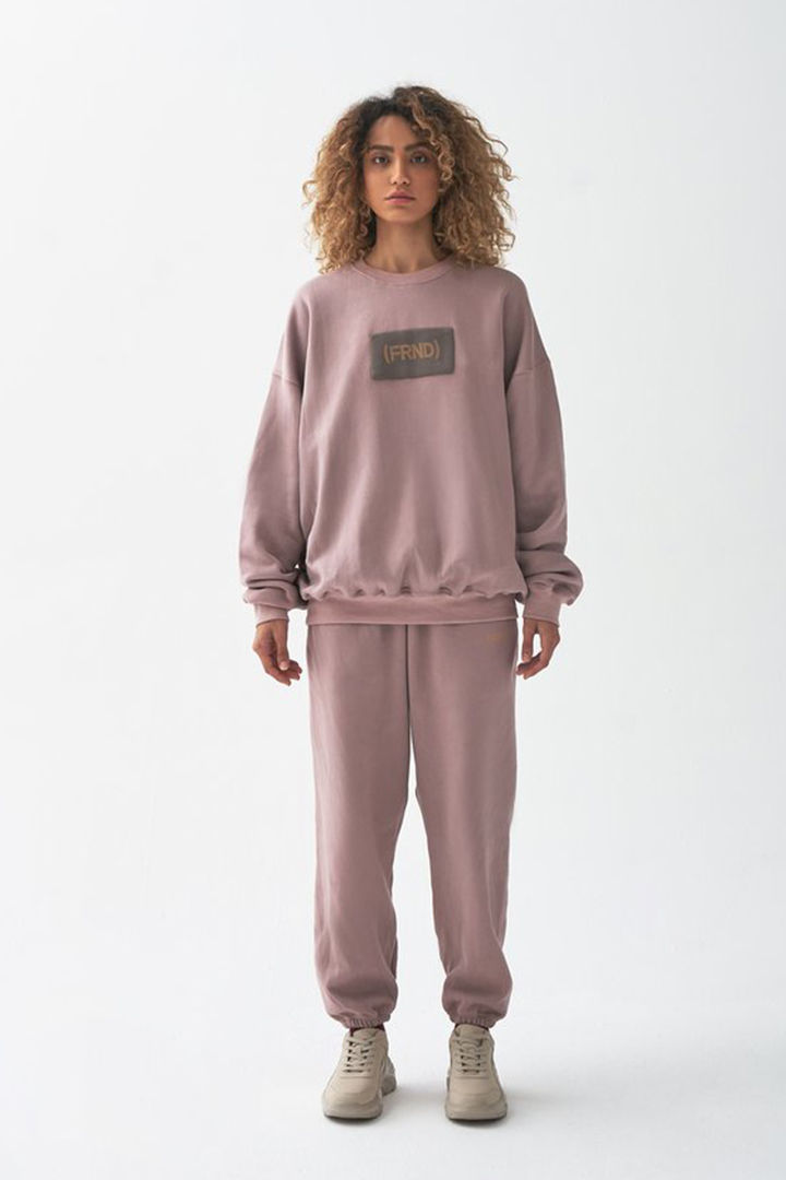 Picture of Frnd sweat shirt-Dusty Pink