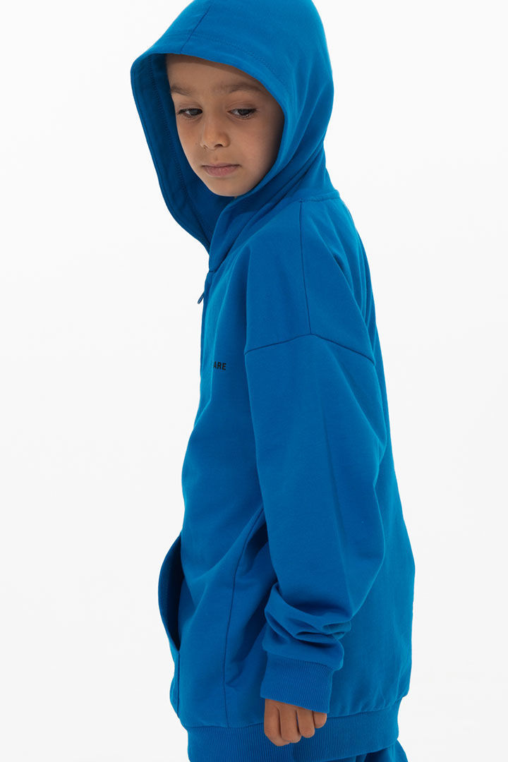 Picture of Kids Lightweight Hoodie-Blue