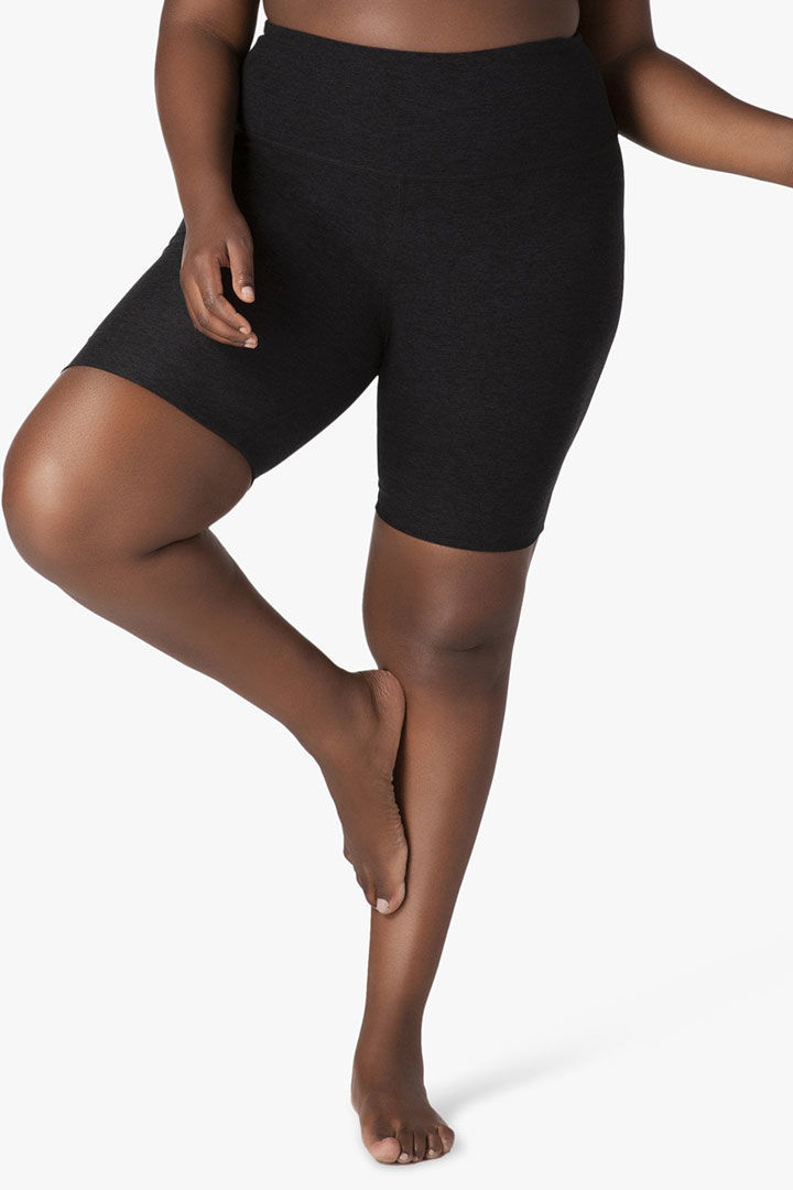 Picture of Plus Size High Waisted Bopo Biker Short-Darkest Night