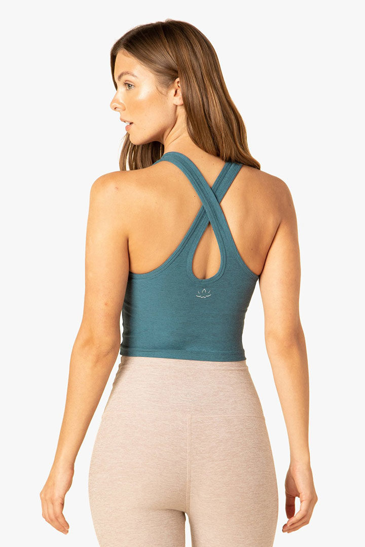 Picture of Studio Cropped Tank-Stellar Blue Haze