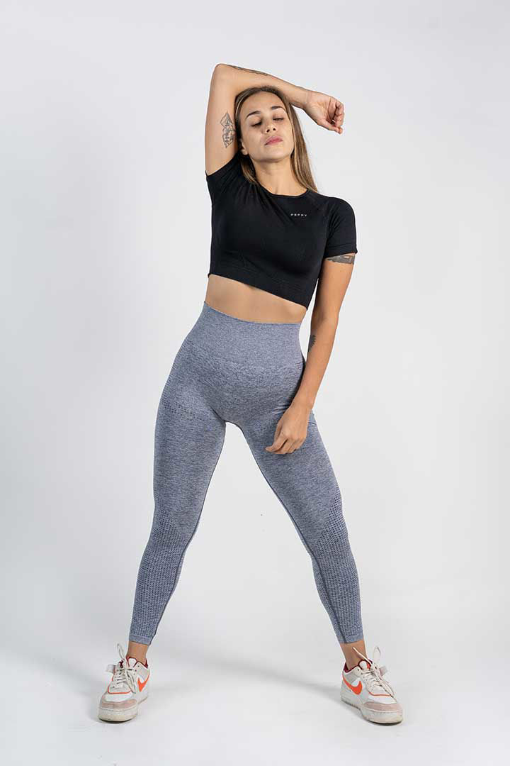 Picture of Peppy 01 Seamless Leggings- Grey Blue