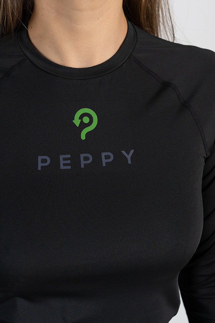 Picture of Peppy Long Sleeve Tee- Black