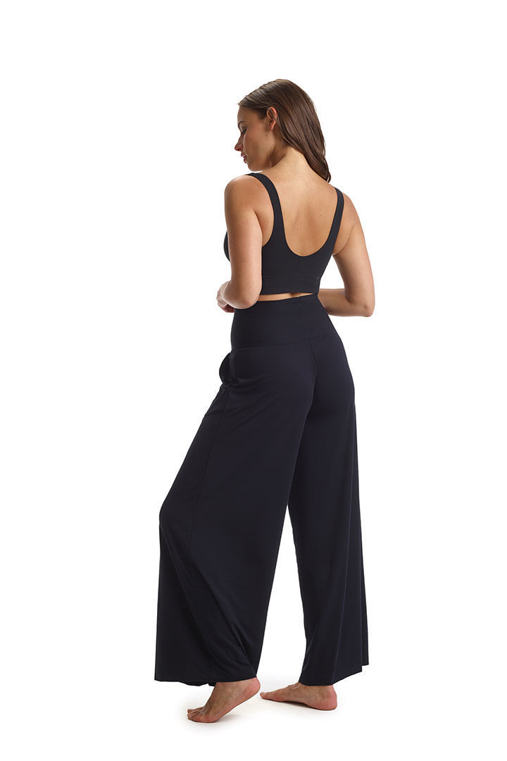 Picture of Butter Wide Leg Lounge Pant -Black