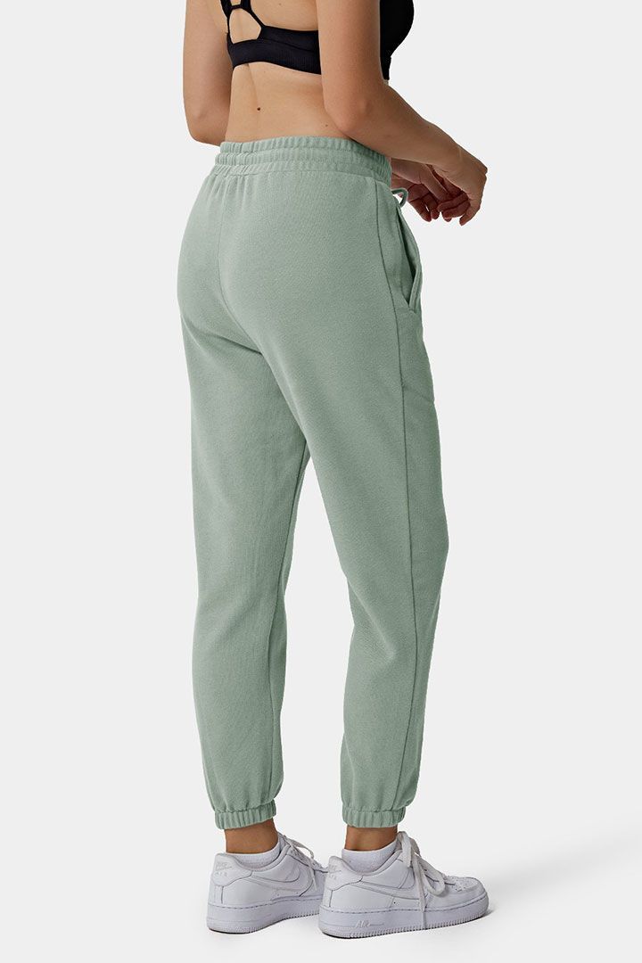 Picture of High Rise Drawstring Pocket Joggers Sweatpants - Seafoam