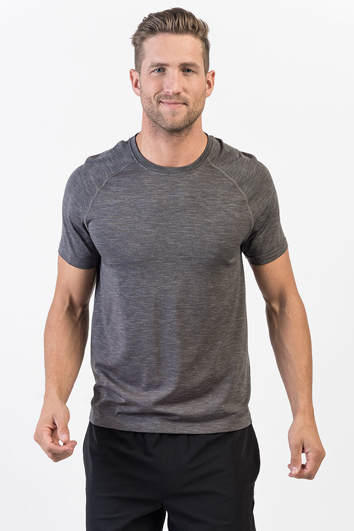 Picture of Reign Tech Short Sleeve -Asphalt Heather