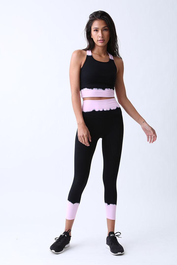 Picture of Venice Legging-Margin - Onyx/Pink