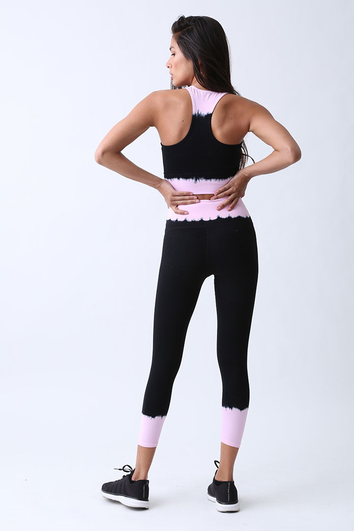 Picture of Venice Legging-Margin - Onyx/Pink