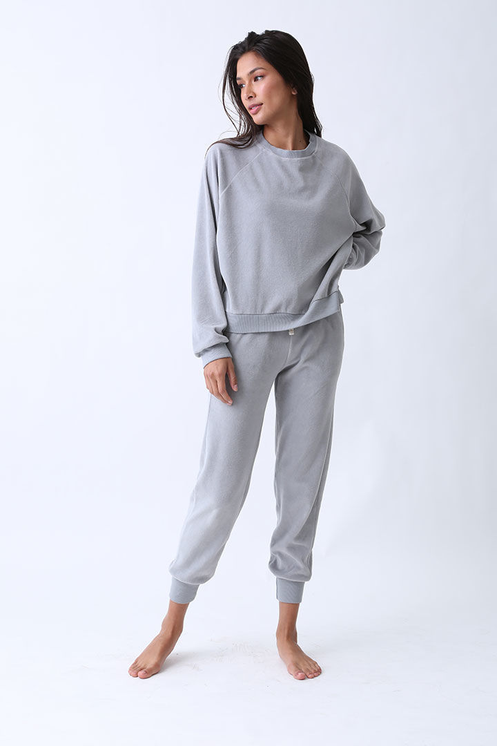 Picture of Avery Sweatpant (Velour) - Thunder