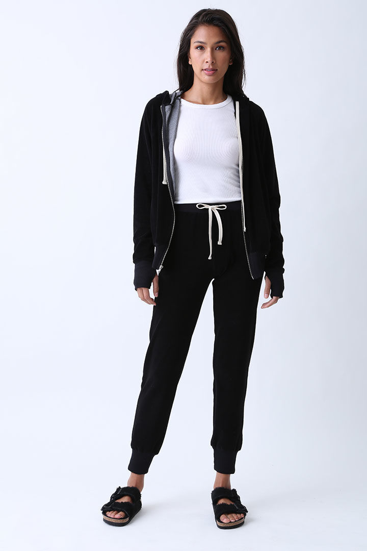 Picture of Avery Sweatpant (Velour) - Onyx