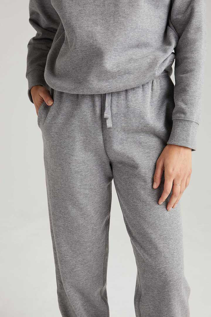 Picture of Recycled Fleece Classic Sweatpant-Heather Grey