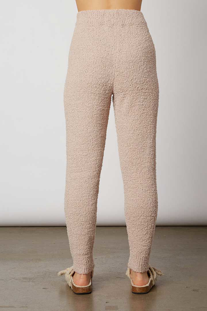 Picture of Ribbed Plush Jogger - Truffle