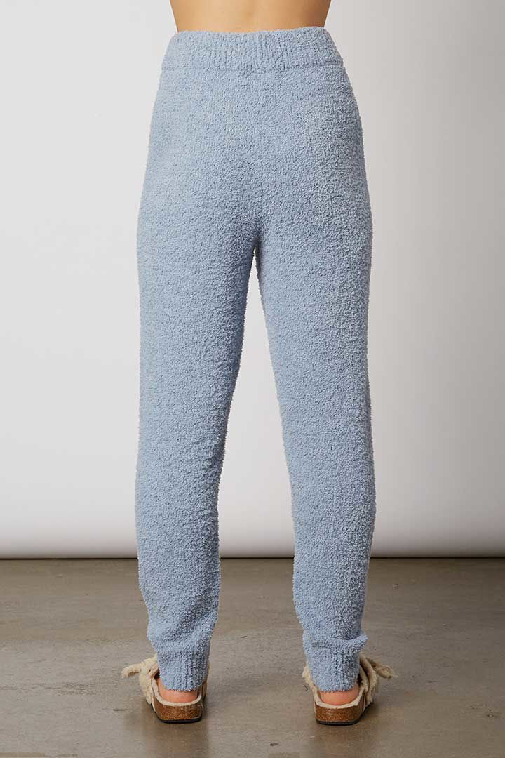 Picture of Ribbed Plush Jogger - Dusty Blue