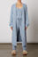 Picture of Full Length Plush Cardigan - Dusty Blue