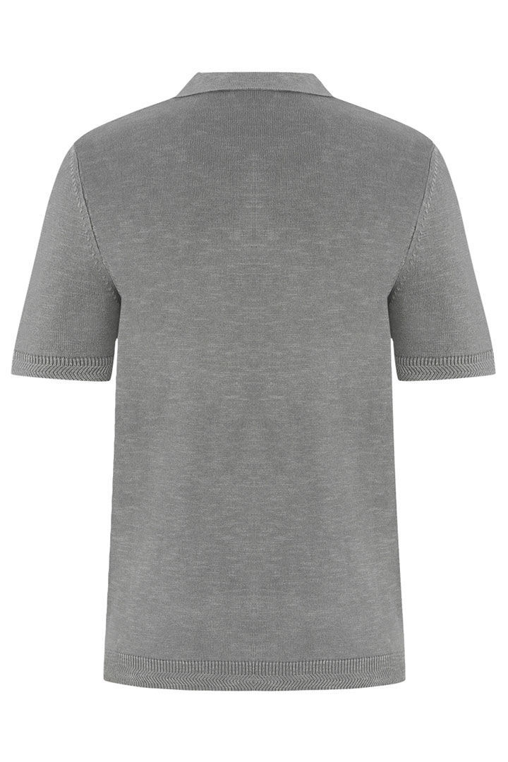 Picture of Cotton Polo-Grey