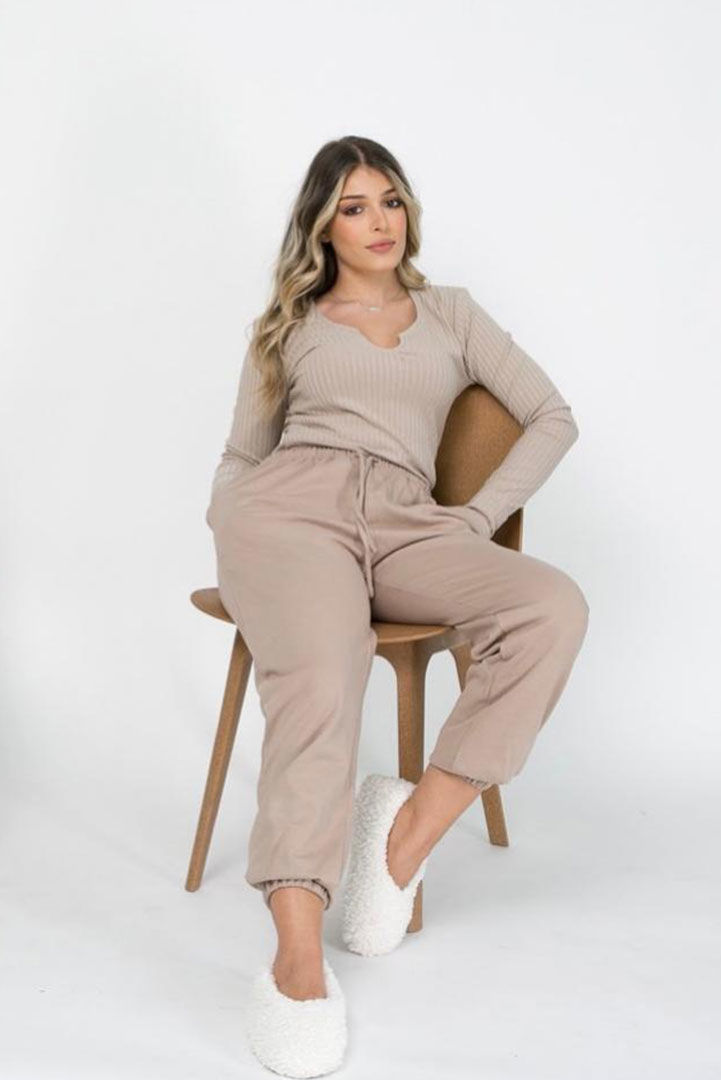 Picture of Stoffaco Lounge Pants - Beige