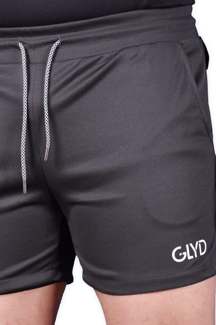 Picture of Double Layered Workout Shorts-Black