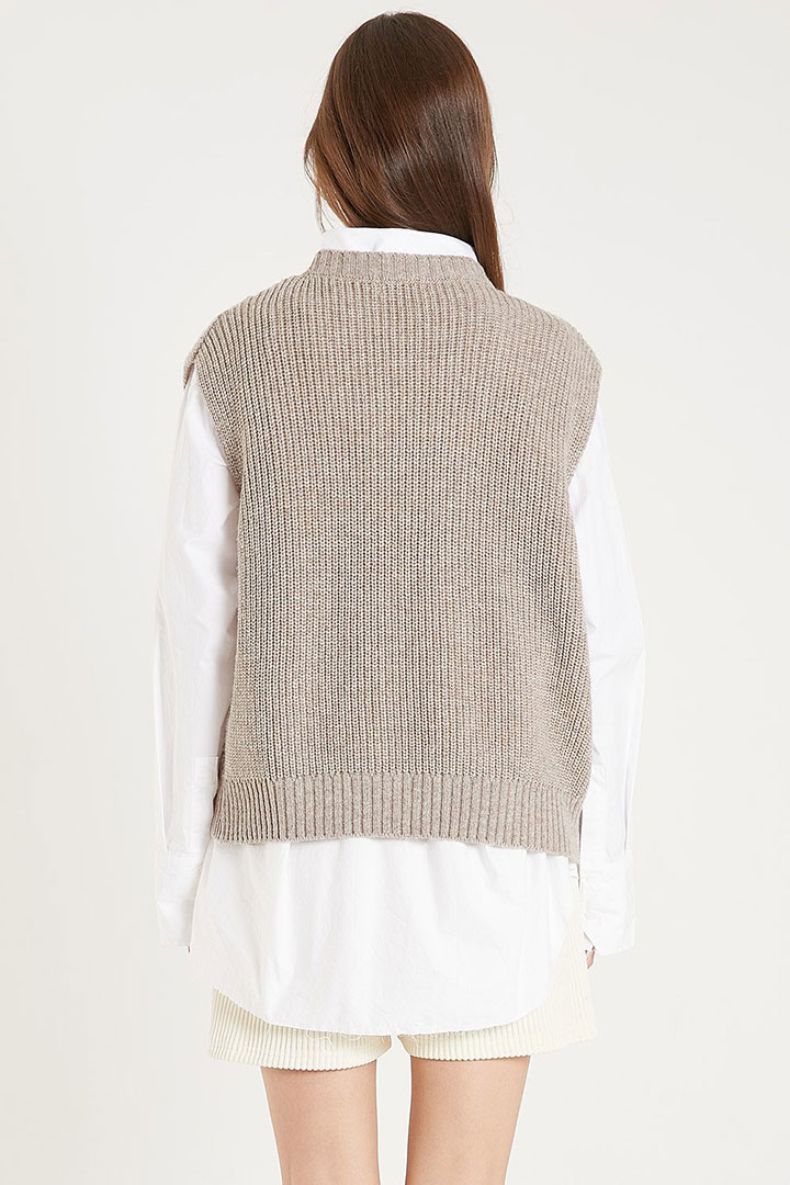 Picture of Jennifer Front Wrap Knit Vest