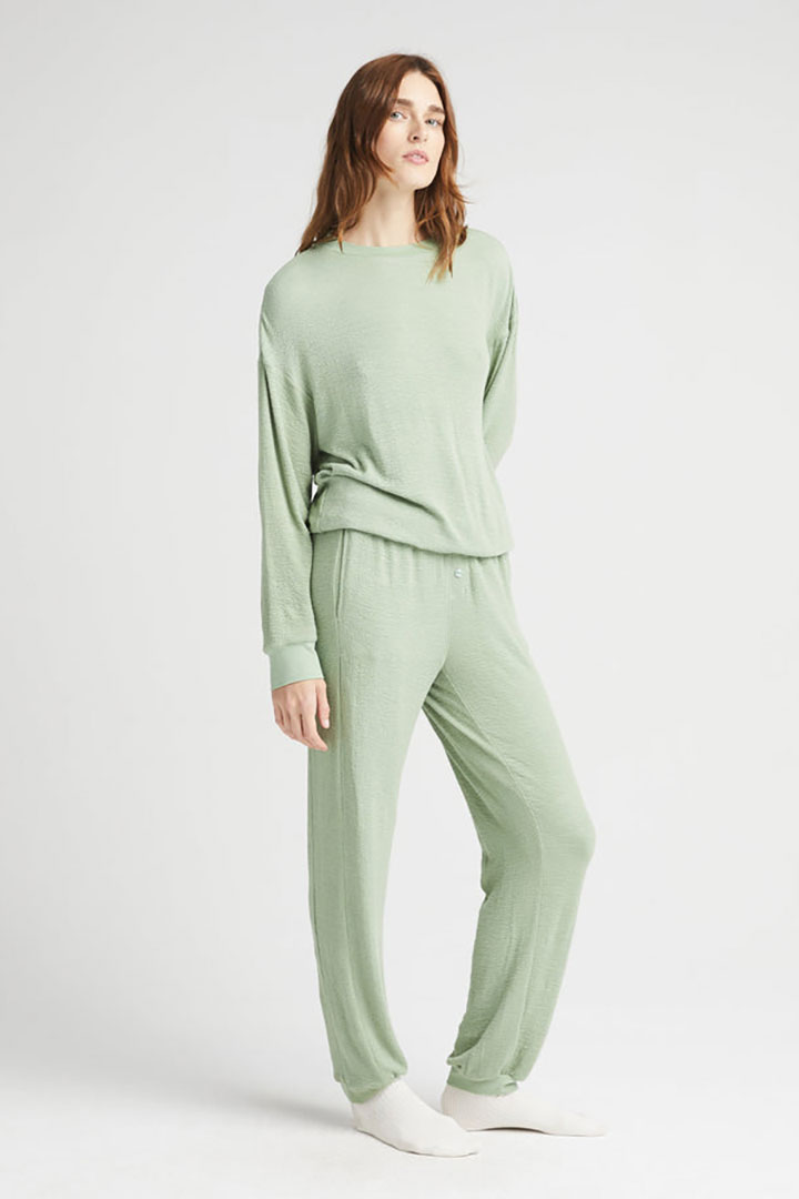 Picture of Bounce Knit Unwind Pullover-Sage