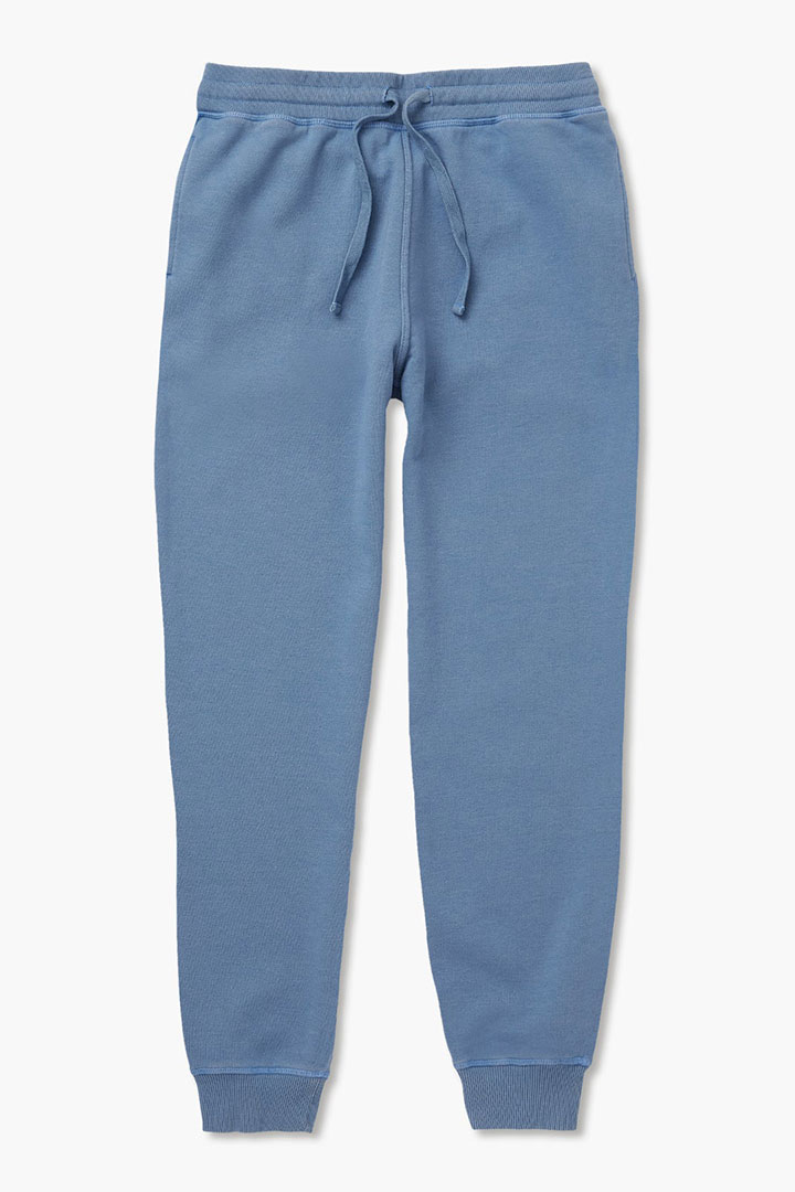 Picture of Recycled Fleece Tapered Sweatpant- Blue