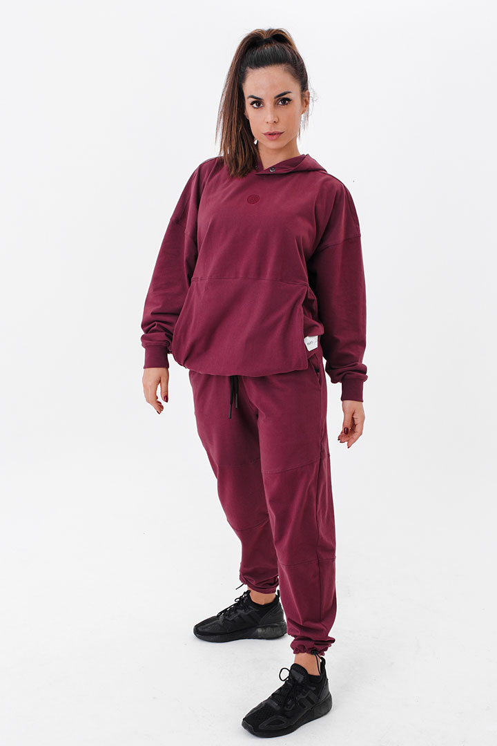 Picture of XY Hoodie Unisex-Burgundy