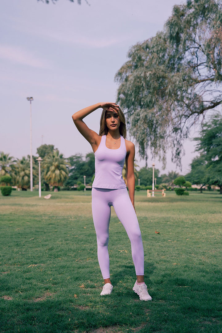 Picture of Lilac Leggings-Purple