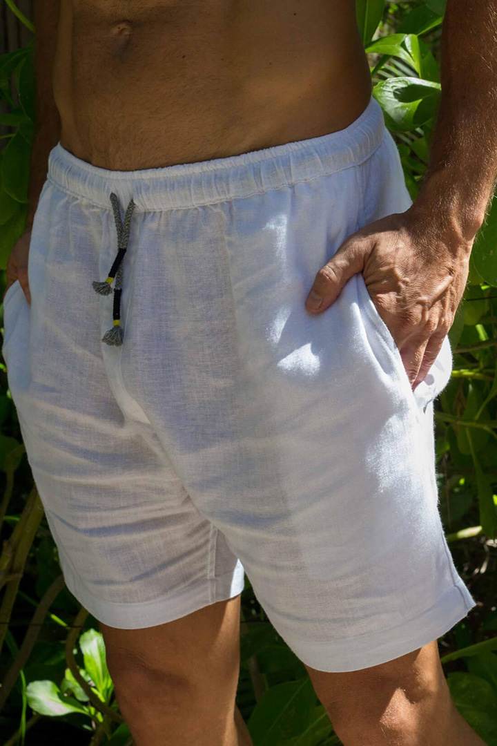 Picture of Todos Santos Shorts-White