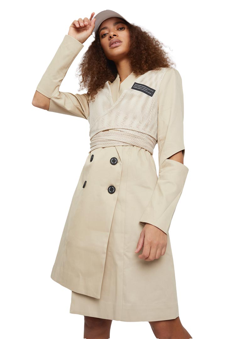 Picture of The "Back - Up" Sport Wrap Blazer Dress - Nude