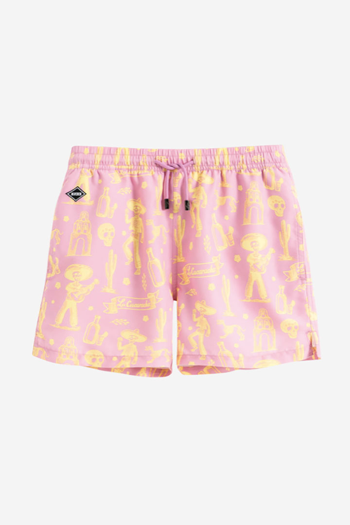 Picture of La Cucaracha Pink Classic Swim Short-Pink