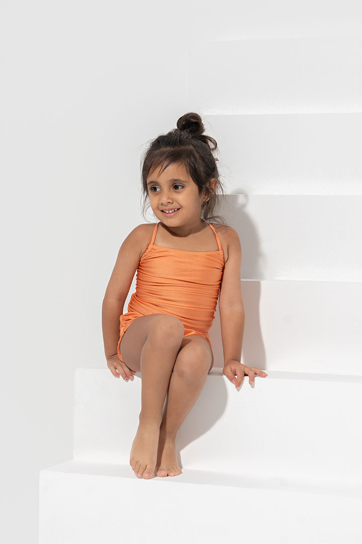 Picture of Kids Swimsuit-Orange