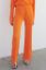 Picture of Maria Flared Leg Plisse Pants -Orange