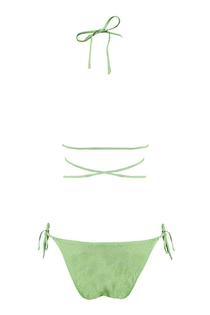 Picture of Kourtney Glitter Two Piece-Lime