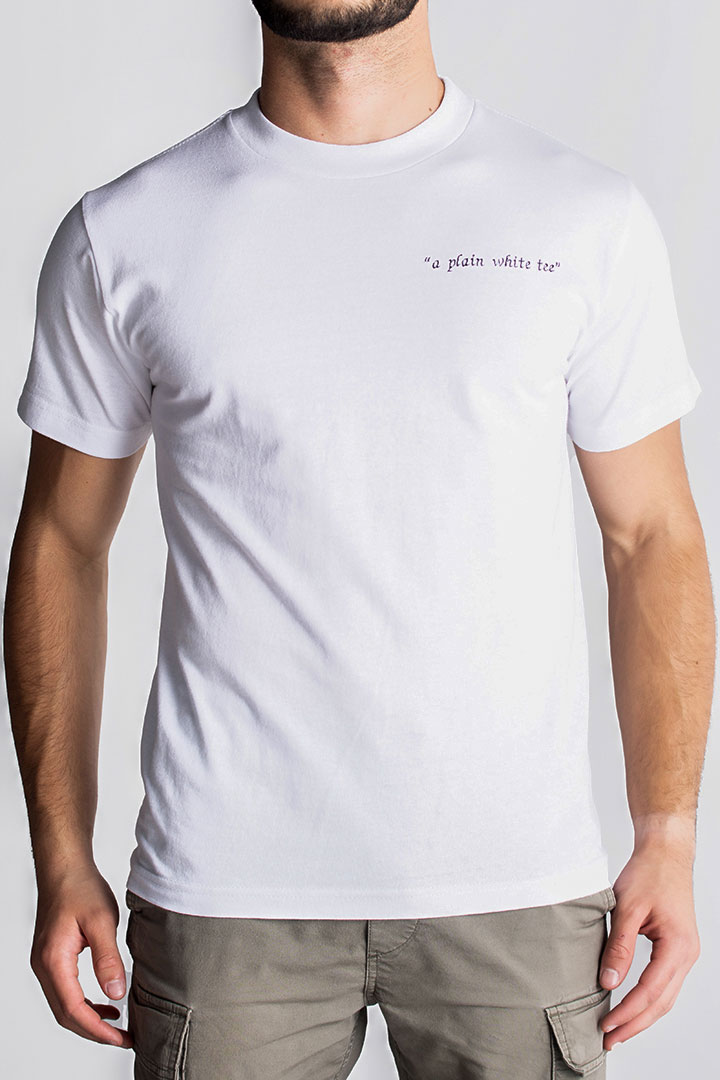 Picture of "A PLAIN WHITE TEE"