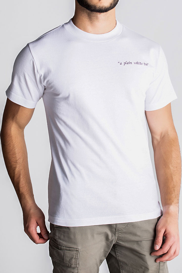 Picture of "A PLAIN WHITE TEE"