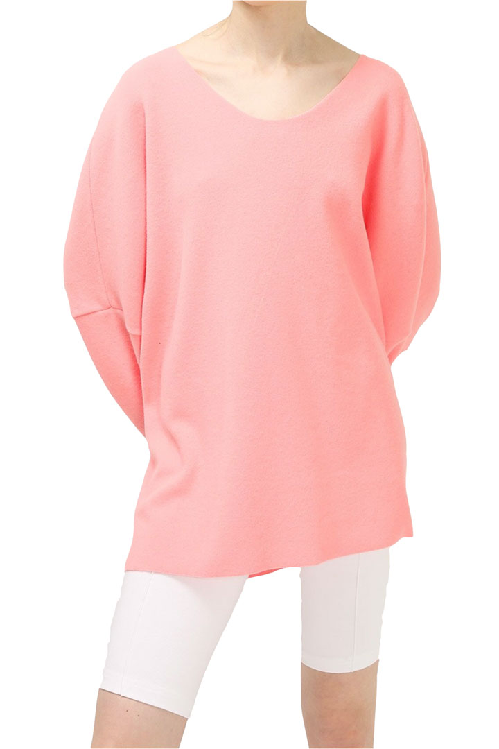 Picture of Anna Over Sized Knit Top - Pink