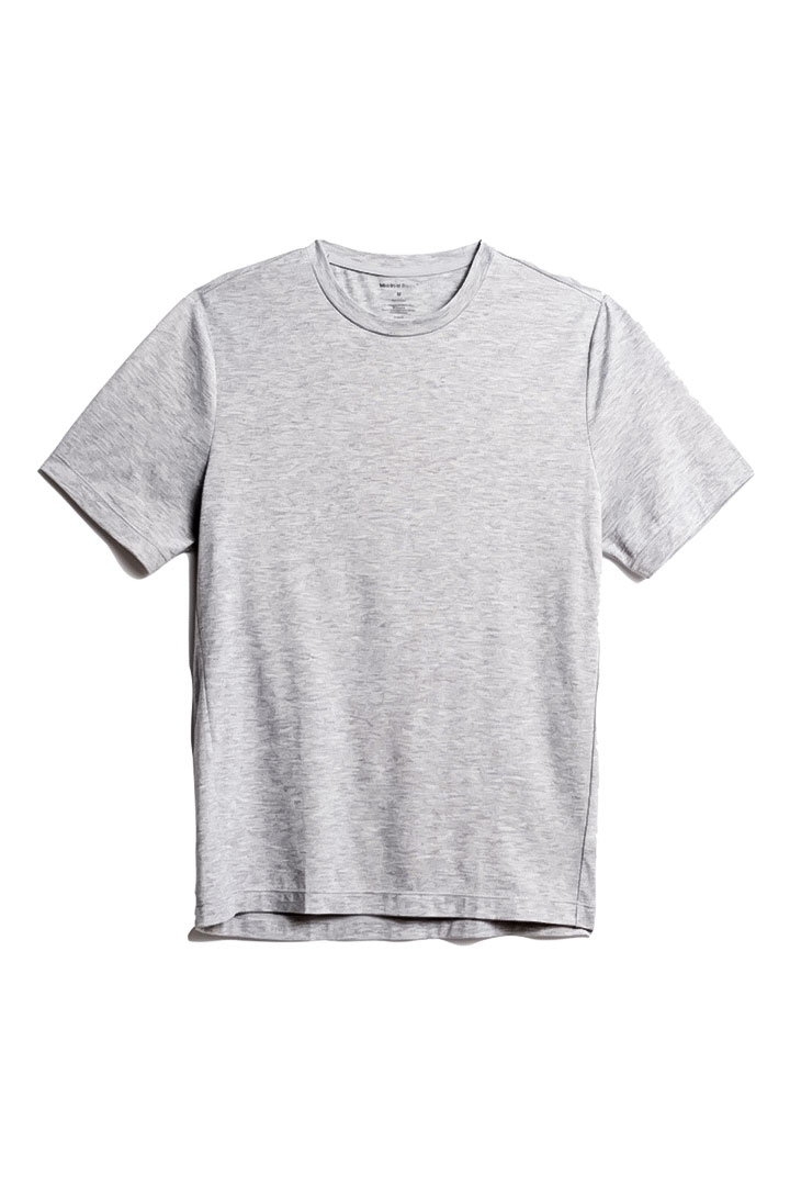 Picture of Composite Merino Tee -Pale Grey